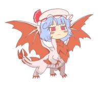 badass dragon embodiment_of_scarlet_devil monster_hunter remilia_scarlet smug // 1500x1300 // 68.9KB