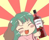 alcohol drink food happy kasodani_kyouko meme ten_desires vodka zettaiyurusanae // 800x650 // 107.1KB