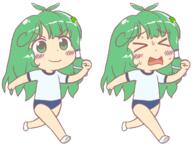 alternate_outfit exercise full_bodied kochiya_sanae mountain_of_faith running sports sweating // 1264x960 // 89.4KB