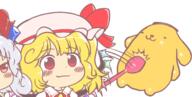 embodiment_of_scarlet_devil flandre_scarlet goukyou_ibun toutetsu_yuuma weapon wtf // 1380x700 // 353.1KB