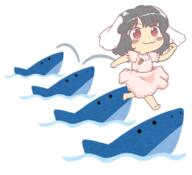 :3 imperishable_night inaba_tewi sukusuku_hakutaku whale // 1200x1095 // 598.6KB