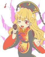 full_bodied junko legacy_of_lunatic_kingdom singing // 444x562 // 350.1KB