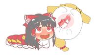 bug caterpillar drooling hakurei_reimu hybrid nsfw scary sleeping sukusuku_hakutaku whale wtf // 1200x708 // 313.2KB