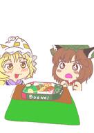 chen excited food italian italy perfect_cherry_blossom pizza yakumo_ran // 1240x1754 // 450.7KB