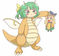 daiyousei dino dragonite embodiment_of_scarlet_devil fairy hidden_star_in_four_seasons matara_okina wings // 1512x1434 // 206.3KB