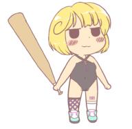 alternate_outfit baseball_bat full_bodied kasen-chan_thread lunasa_prismriver missing_headwear navel nsfw perfect_cherry_blossom smug wtf // 983x959 // 53.8KB