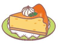 cheesecake food plate pumpkin_pie template whipped_cream // 250x200 // 4.5KB