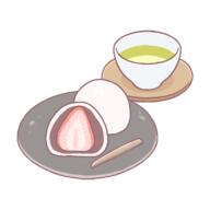 drink food fruit green_tea plate strawberry strawberry_daifuku sweets tagme tea template // 800x800 // 33.2KB