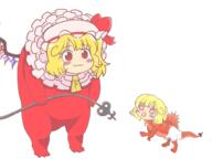 baby bloomers crying dino embodiment_of_scarlet_devil flandre_scarlet lævateinn pacifier sad weapon // 1921x1440 // 319.0KB