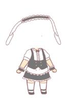 full_bodied maid rabbit_ears template // 750x1050 // 20.9KB