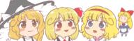 alice_margatroid embodiment_of_scarlet_devil kirisame_marisa perfect_cherry_blossom rumia shanghai_doll wholesome // 1800x550 // 70.6KB