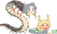 eternity_larva hidden_star_in_four_seasons himemushi_momoyo horns kicchou_yachie unconnected_marketeers wily_beast_and_weakest_creature wtf // 892x545 // 271.3KB