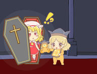 angry baby coffin confused embodiment_of_scarlet_devil flandre_scarlet frowning full_bodied goukyou_ibun hidden_star_in_four_seasons mansion matara_okina scarlet_devil scarlet_devil_mansion shocked teddy_bear thinking wholesome // 480x367 // 42.4KB