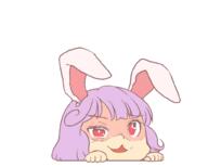 imperishable_night peeking reisen_udongein_inaba wtf // 1000x800 // 22.6KB