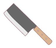 cleaver template weapon // 576x500 // 6.3KB