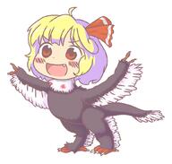 bird blood dino embodiment_of_scarlet_devil fang rumia // 1036x988 // 163.1KB