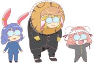 alternate_headwear dino full_bodied glasses ibaraki_kasen legacy_of_lunatic_kingdom ringo seiran wild_and_horned_hermit wtf // 2054x1388 // 285.1KB