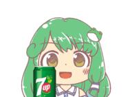 7_up drink food forward_facing fruit kochiya_sanae lime mountain_of_faith soda wholesome // 750x550 // 1.6MB