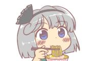 chopsticks eating konpaku_youmu perfect_cherry_blossom ramen utensils // 800x500 // 34.6KB