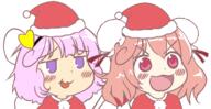 :3 christmas ibaraki_kasen komeiji_satori subterranean_animism wild_and_horned_hermit // 1140x585 // 189.1KB