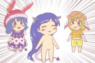 alternate_outfit doremy_sweet funny legacy_of_lunatic_kingdom naked ringo seiran // 600x400 // 291.5KB