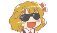 embodiment_of_scarlet_devil rumia sunglasses // 419x248 // 63.3KB