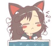 double_dealing_character imaizumi_kagerou sleeping // 550x454 // 214.9KB