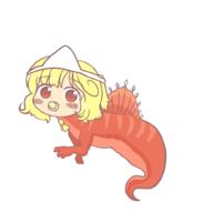 alternate_headwear dino embodiment_of_scarlet_devil flandre_scarlet floating ghost pacifier // 1000x1000 // 156.7KB