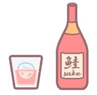 alcohol drink glass sake template // 217x211 // 4.6KB
