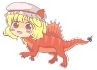 crying dino embodiment_of_scarlet_devil flandre_scarlet mini_gyate sad // 1141x825 // 119.2KB