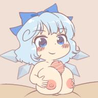 animated breasts cirno cum embodiment_of_scarlet_devil eyes_closed fairy happy large_breasts nsfw paizuri penis wings wtf // 800x800 // 1.7MB