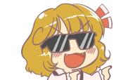 alternate_headwear badass embodiment_of_scarlet_devil fangs meme rumia sunglasses // 400x237 // 30.9KB