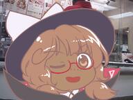 fast_food glasses meme political_commentary racial_stereotype racism tanned_skin urban_legend_in_limbo usami_sumireko winking // 800x600 // 239.3KB