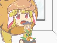 dino ears eating food hidden_star_in_four_seasons legacy_of_lunatic_kingdom matara_okina pizza plant ringo sad scary star_eyes vehicle wtf // 1000x750 // 170.8KB