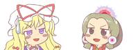 perfect_cherry_blossom sweating tamatsukuri_misumaru unconnected_marketeers yakumo_yukari // 800x300 // 67.1KB