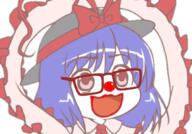 clown glasses nagae_iku scarlet_weather_rhapsody // 2019x1414 // 1.3MB