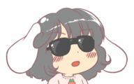 badass imperishable_night inaba_tewi sunglasses // 640x400 // 102.5KB