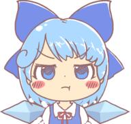 angry cirno embodiment_of_scarlet_devil forward_facing wings // 514x486 // 147.5KB