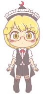 alternate_outfit forward_facing gacha glasses lingerie lost_word lunasa_prismriver maid neutral perfect_cherry_blossom stockings // 500x1100 // 46.3KB