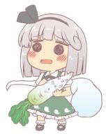 food full_bodied konpaku_youmu perfect_cherry_blossom vegetable // 750x950 // 60.2KB