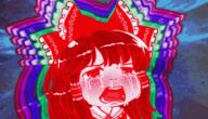 animated crying hakurei_reimu screaming snot // 400x230 // 1.9MB