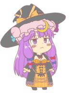 alternate_headwear embodiment_of_scarlet_devil full_bodied halloween patchouli_knowledge // 950x1250 // 63.2KB